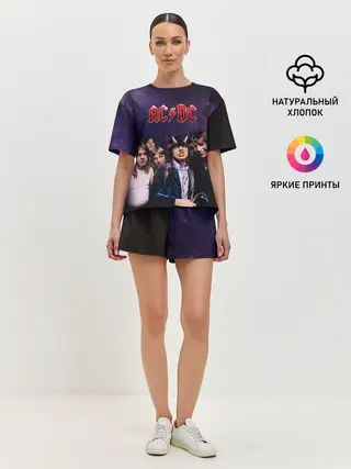 Женская пижама с шортами / AC/DC