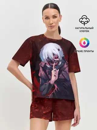 Женская пижама с шортами / Токийский Гуль