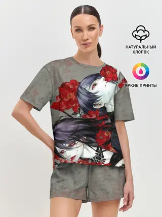 Женская пижама с шортами / Токийский Гуль
