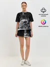 Женская пижама с шортами / Skull
