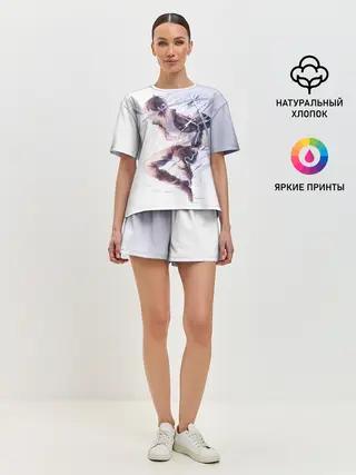 Женская пижама с шортами / Летающий Ябоку
