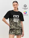 Женская пижама с шортами / FCK