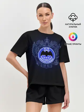 Женская пижама с шортами / Военная разведка