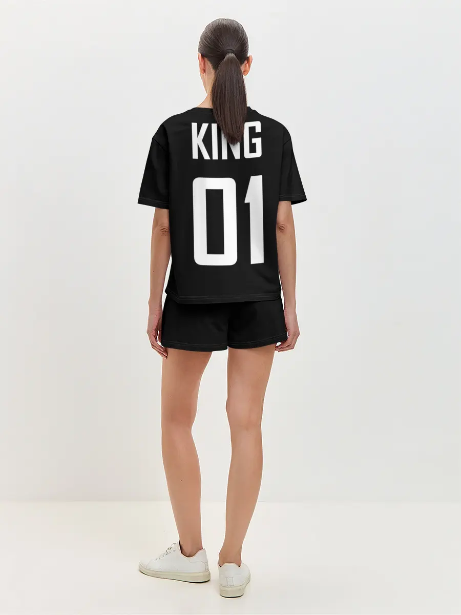 Женская пижама с шортами / King