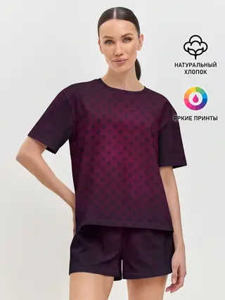 Женская пижама с шортами / Звёзды