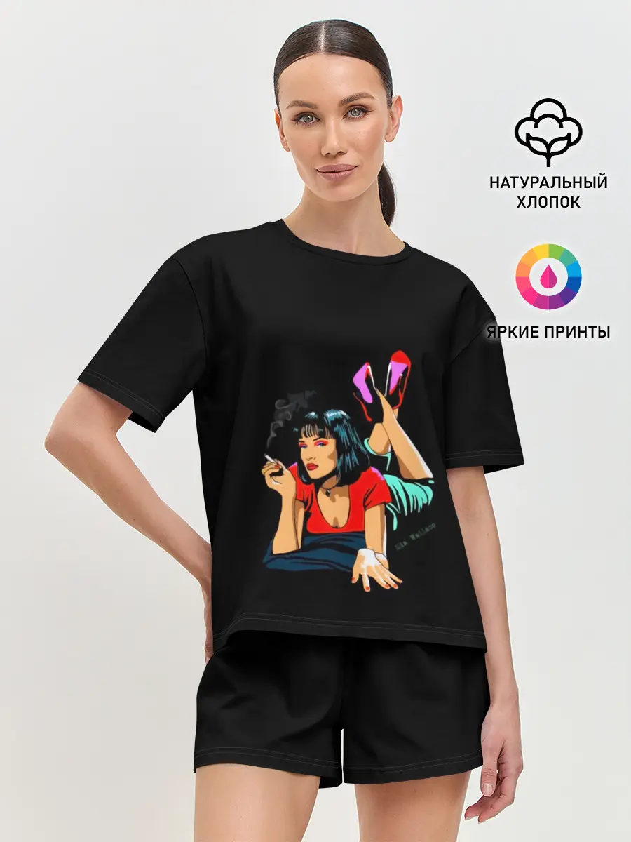 Женская пижама с шортами / Pulp Fiction