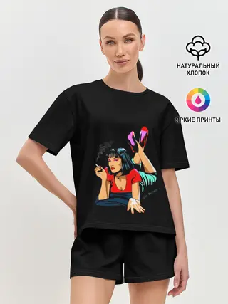 Женская пижама с шортами / Pulp Fiction