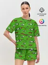 Женская пижама с шортами / Sad frogs