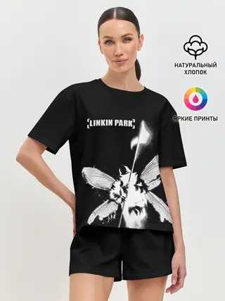 Женская пижама с шортами / Linkin Park
