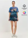 Женская пижама с шортами / Подводная лодка