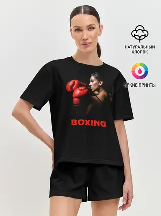 Женская пижама с шортами / BOXING