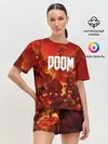 Женская пижама с шортами / DOOM