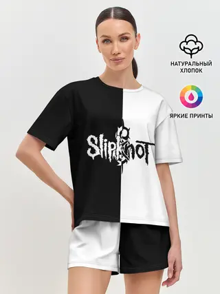Женская пижама с шортами / Slipknot