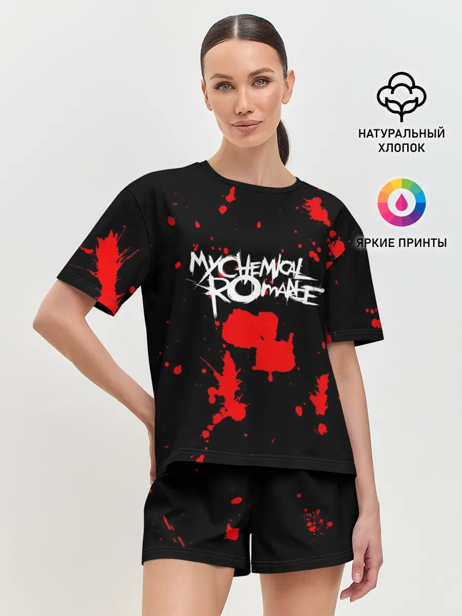 Женская пижама с шортами / My Chemical Romance