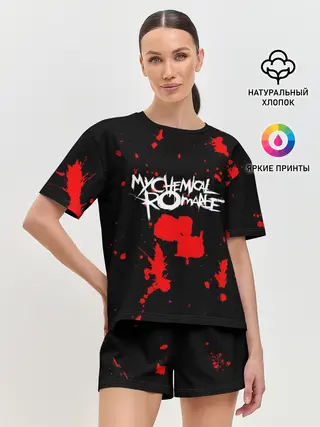 Женская пижама с шортами / My Chemical Romance