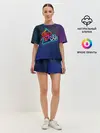 Женская пижама с шортами / Оставайся в 80-х