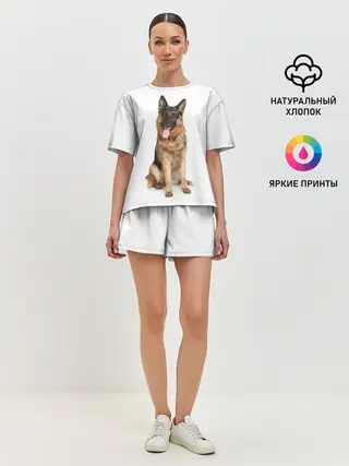 Женская пижама с шортами / Верный друг