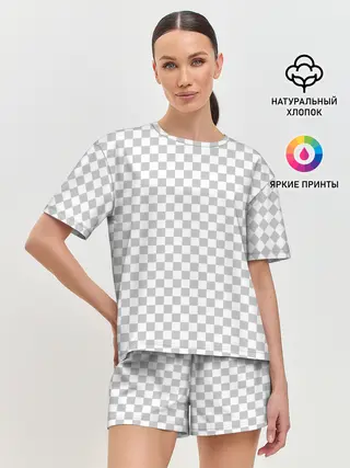 Женская пижама с шортами / Прозрачность