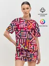 Женская пижама с шортами / Geometry