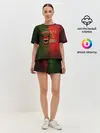 Женская пижама с шортами / Локомотив