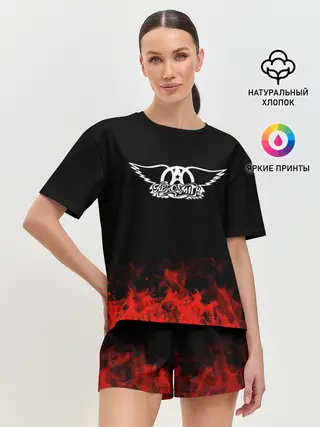 Женская пижама с шортами / Aerosmith