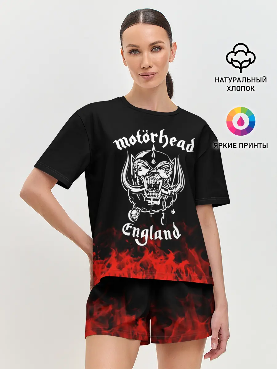 Женская пижама с шортами / Motorhead