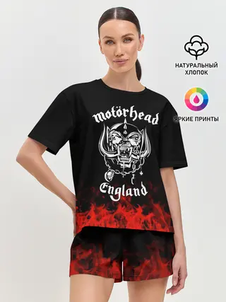 Женская пижама с шортами / Motorhead
