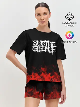 Женская пижама с шортами / Suicide Silence