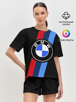 Женская пижама с шортами / BMW 2021 M SPORT / БМВ М СПОРТ