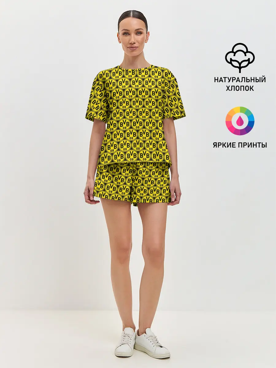Женская пижама с шортами / Borussia