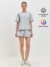 Женская пижама с шортами / 3D Кубы