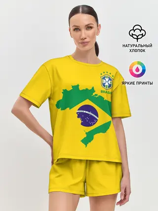Женская пижама с шортами / Бразилия, форма