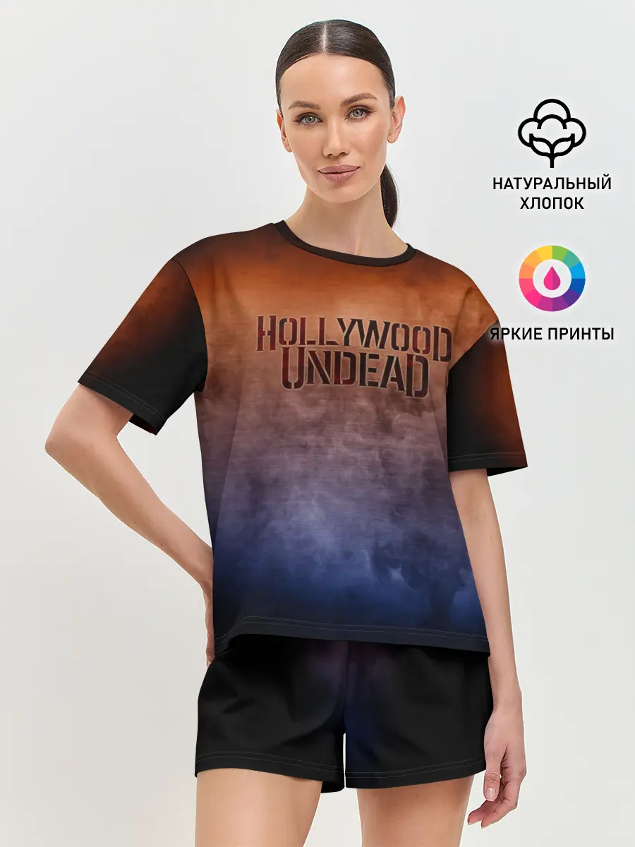 Женская пижама с шортами / Hollywood Undead