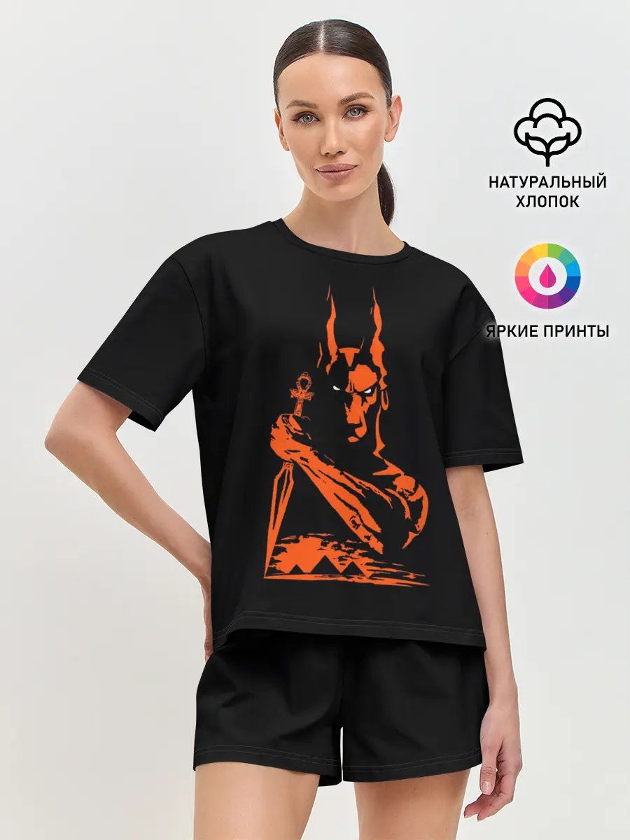 Женская пижама с шортами / Анубис
