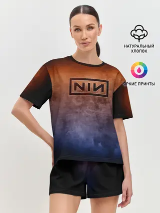 Женская пижама с шортами / Nine Inch Nails