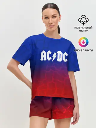 Женская пижама с шортами / AC/DC angel&devil