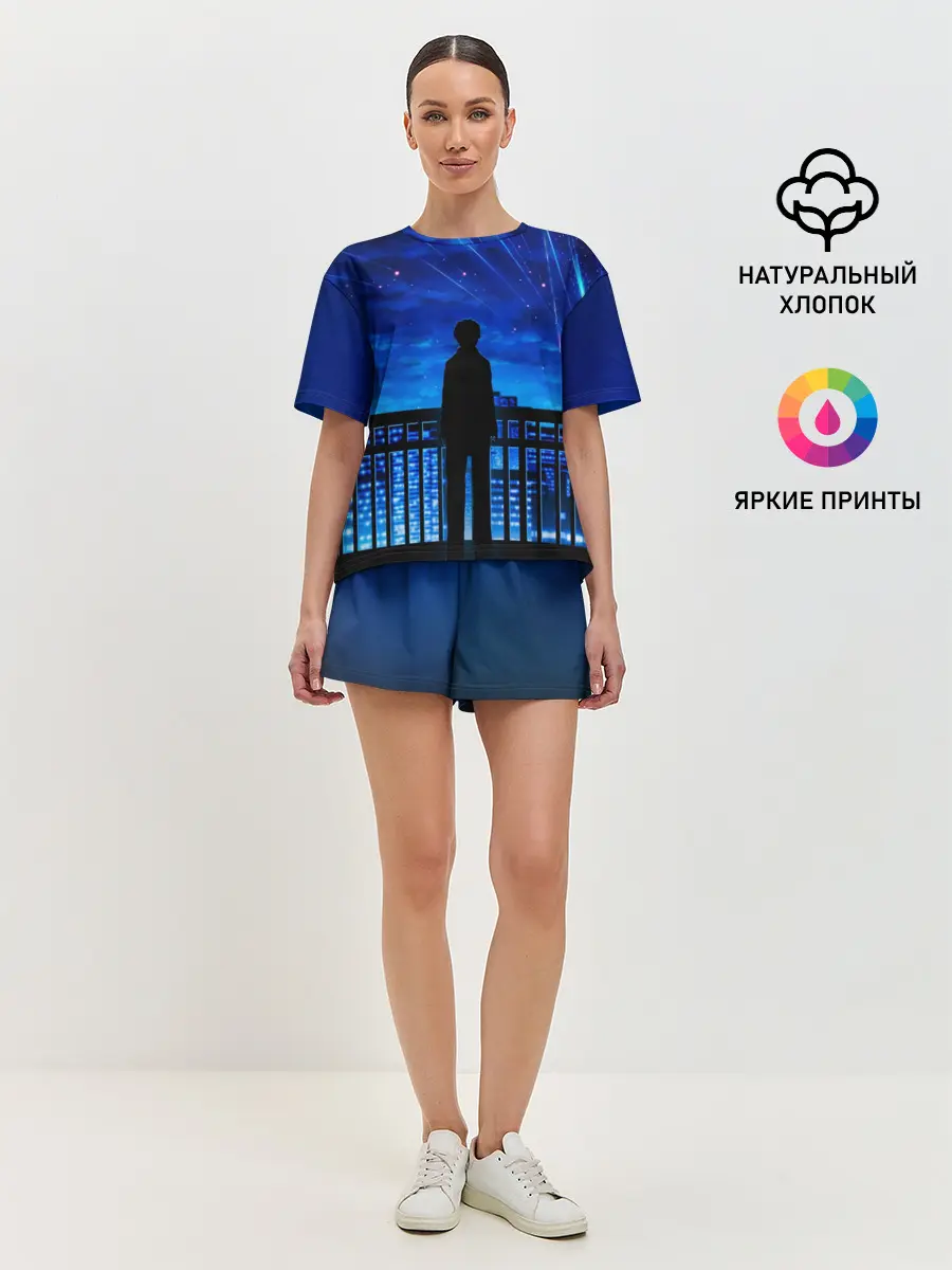 Женская пижама с шортами / Аниме ночь