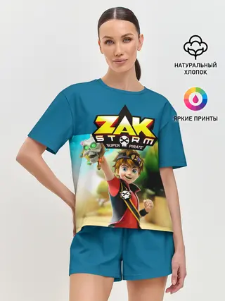 Женская пижама с шортами / Zak Storm_2