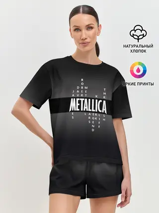 Женская пижама с шортами / Участники группы Metallica