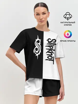 Женская пижама с шортами / Slipknot