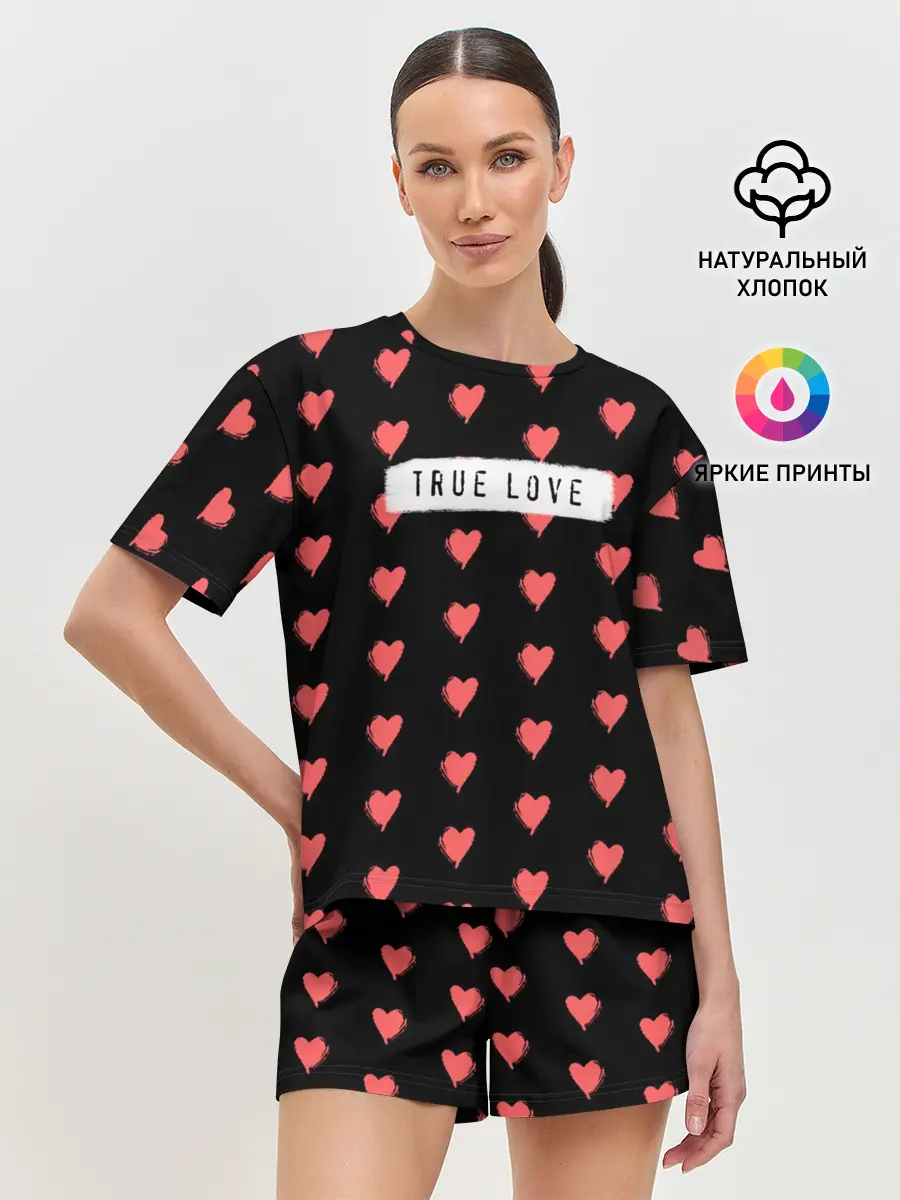 Женская пижама с шортами / True Love