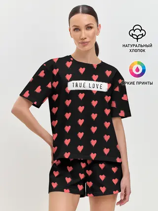 Женская пижама с шортами / True Love