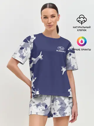 Женская пижама с шортами / SUBARU SPORT