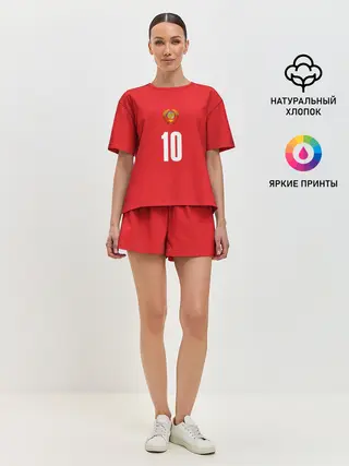 Женская пижама с шортами / Движение вверх