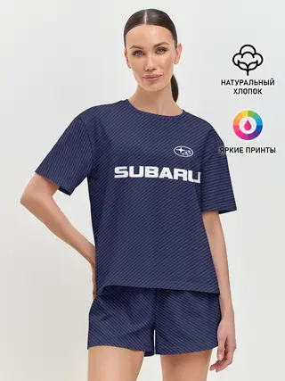 Женская пижама с шортами / SUBARU CARBON