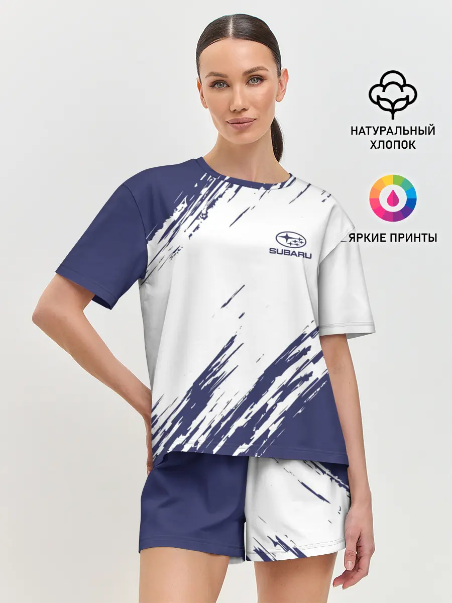 Женская пижама с шортами / SUBARU SPORT