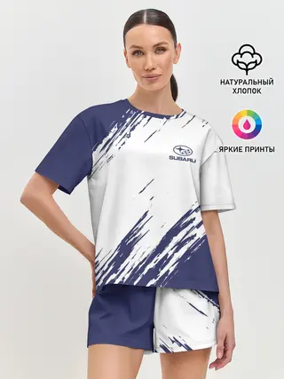 Женская пижама с шортами / SUBARU SPORT