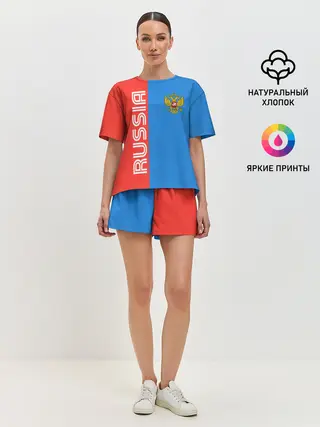 Женская пижама с шортами / RUSSIA