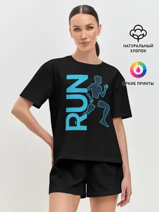 Женская пижама с шортами / RUN
