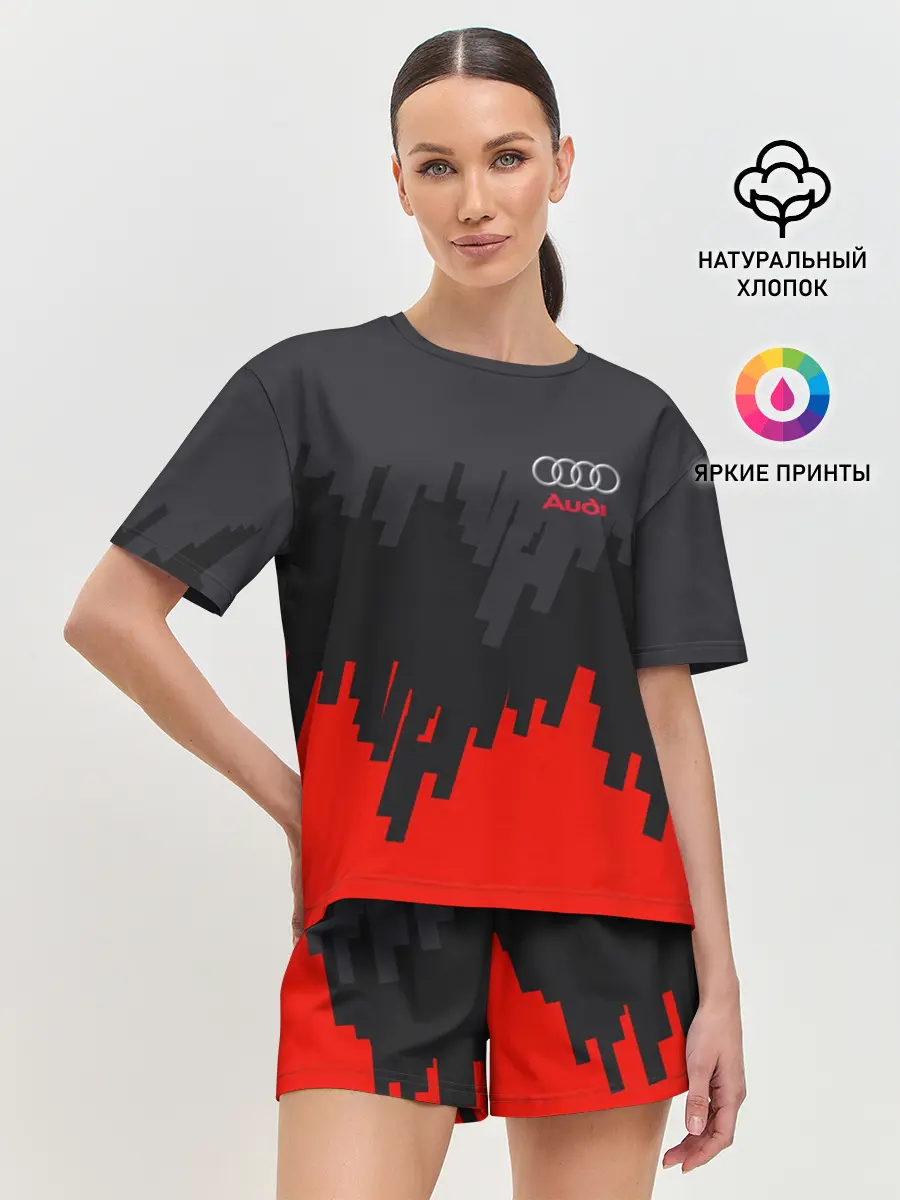 Женская пижама с шортами / AUDI SPORT